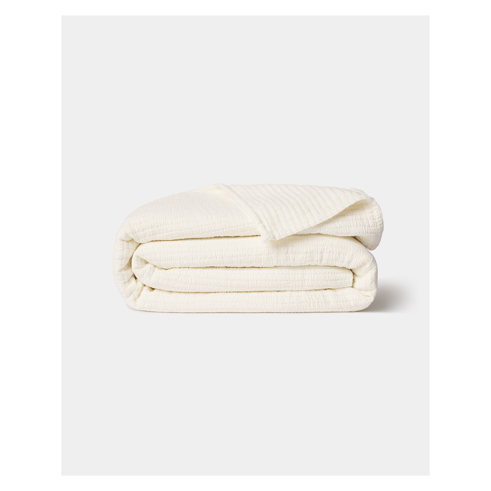 Tildra Coverlet / Bedspread, King, Cream