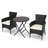 Sousa 2 - Person Wicker Patio Dining Set with Round Table