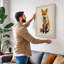 Watchful Fox Boho - Wrapped Canvas-104151640-104151619
