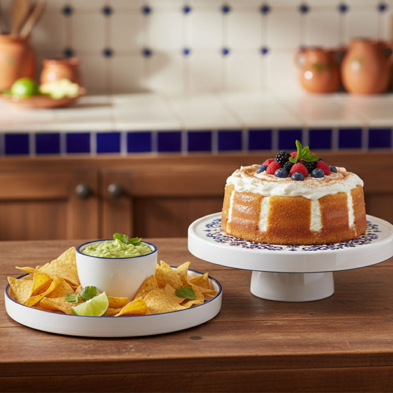 Talavera Dinnerware,  Chip And Dip Servering Dish