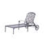 Chaise longue réglable en métal avec coussin Kaneidra -1460442396