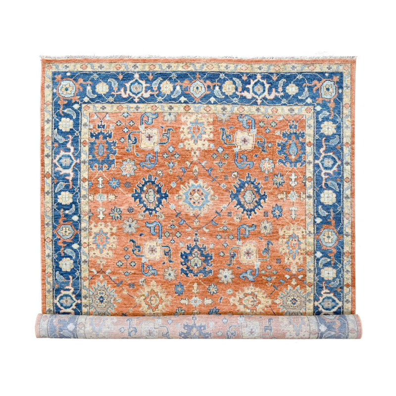 9'10"x14' Rust Orange Mahal Design Wool Hand Knotted Oriental Rug A34E95A7147A4FB494845939E03FED41