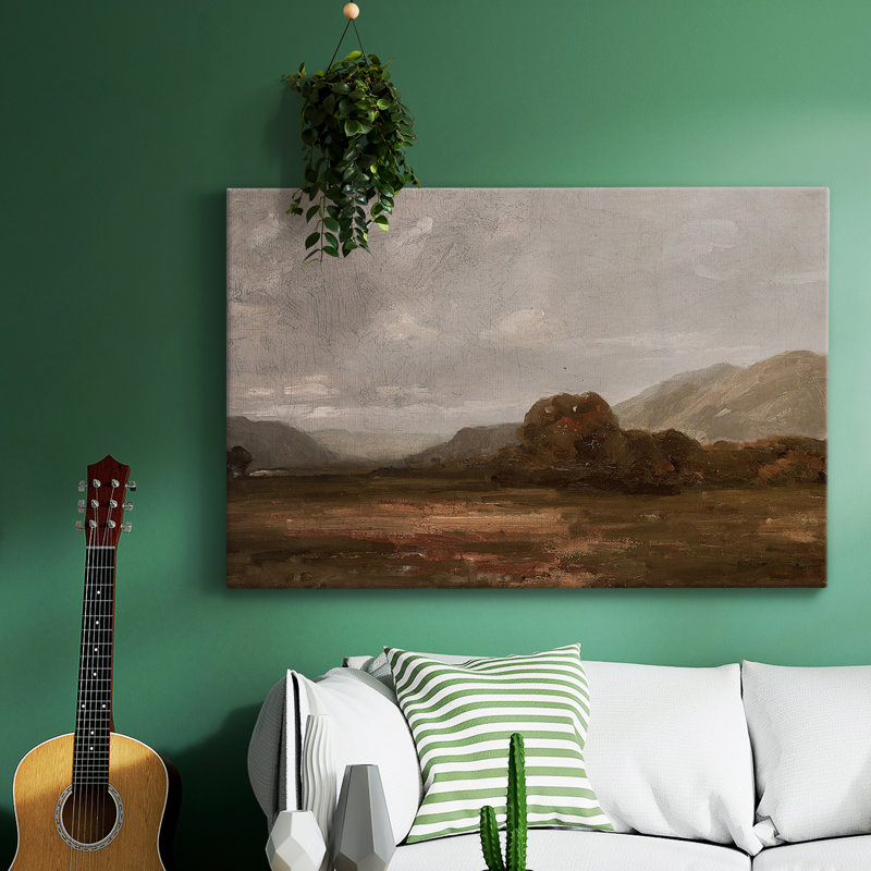 «Vintage Landscape - cmxxiii», reproduction d'art sur toile, H 9 po x l 13 po