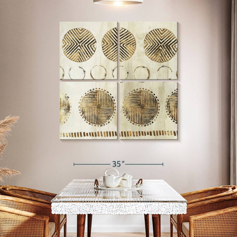 Boho African Pattern, 45" H x 45" W