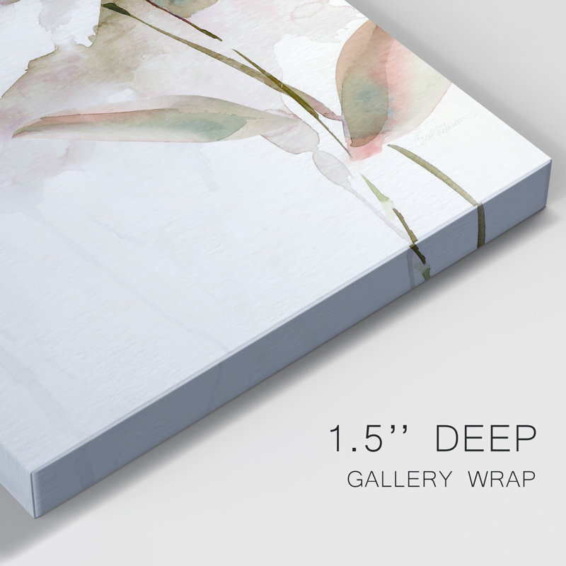 Summer Bloom II - peinture sur toile tendue, H 48 po x l 32 po x P 1 po
