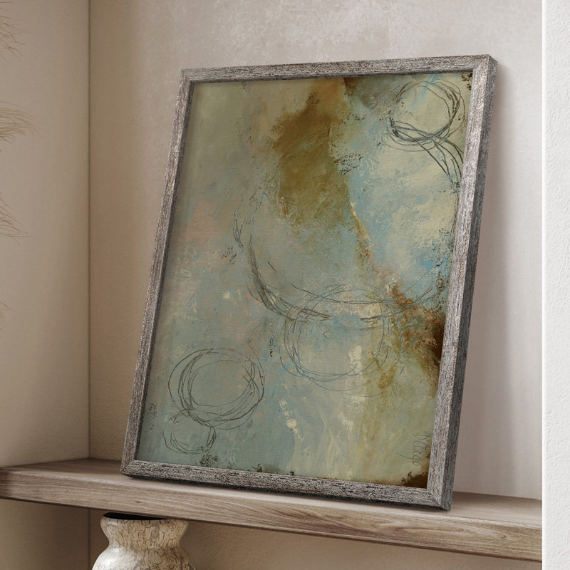 Zen Path I  Framed Print - Solid Wood, 21" H x 17" W