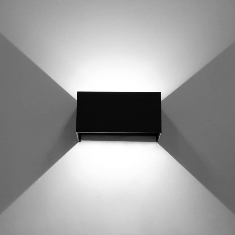 12W Modern Wall Light LED Wall Sconce Up Down Adjustable Beam Angle Aluminum Wall Lamp LED Indoor Outdoor Waterproof IP65 For Bedroom Bathroom Corridor Living Room Stairs Hallway