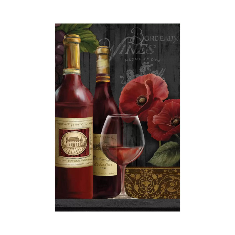 Chateau Wine II by Conrad Knutsen - Wrapped Canvas Print, 101.6 cm H x 66.04 cm W x 3.175 cm D