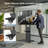 Heavy Duty Universal Floor Tv Stand Mobile Tv Cart With Shelf For 32"-65'' Led Lcd Tv Vertical/ Horizontal Display
