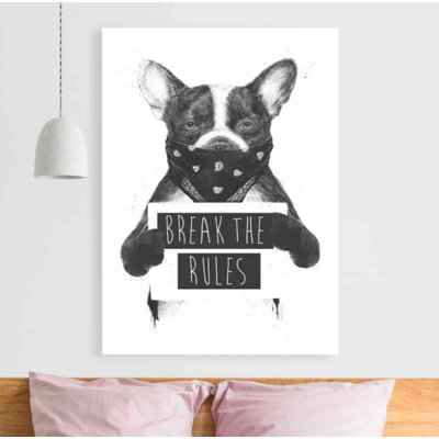 «Rebel Dog» par Balazs Solti, art mural sur toile