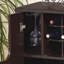 Armoire à vin avec deux portes et porte-bouteilles amovible