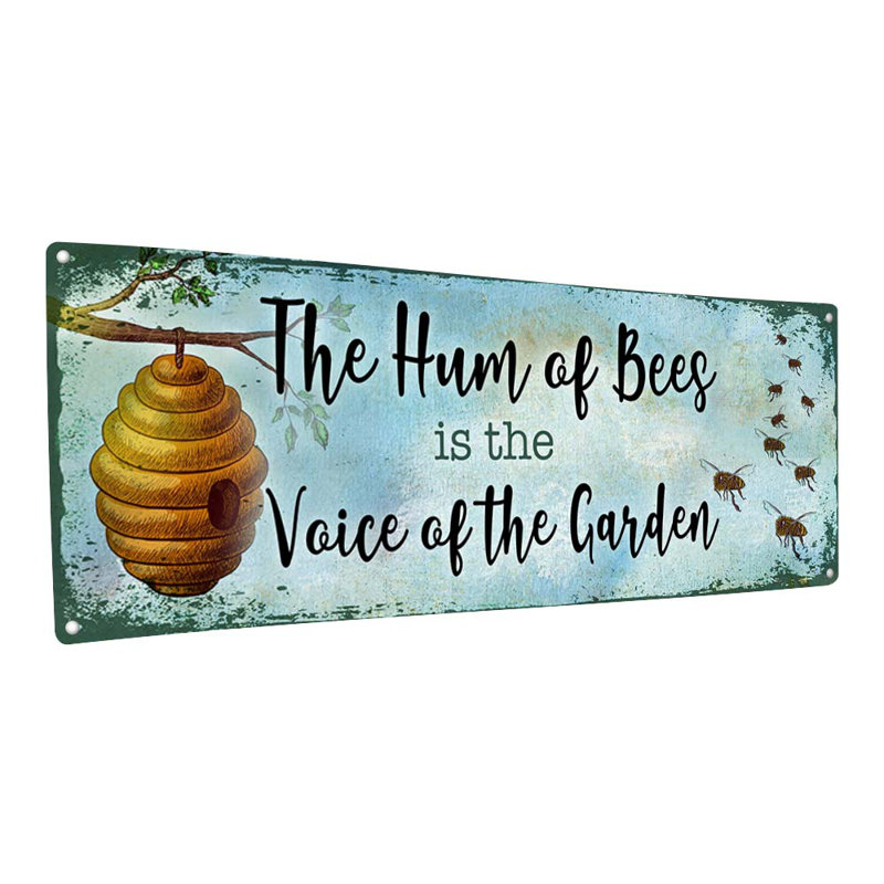 «The Hum Of Bees», impression sur métal
