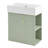 21.6" Floating Bathroom Vanity with Ceramic Basin-133178328