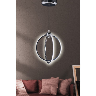 Luminaire suspendu sphère 1 lumière DEL