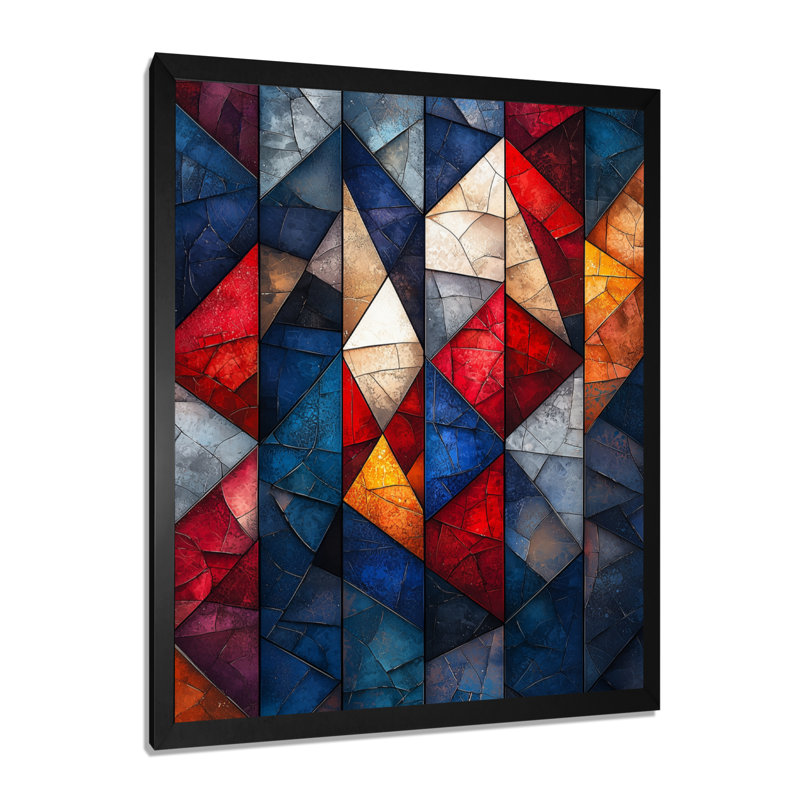 Norven - Fashion Wall Art Living Room, H 20 po x l 12 po, Reproduction encadrée d'une seule photo, Noir
