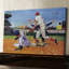 "the umpire was a rookie" par paul nonnast, reproduction d’art sur toile tendue-21973838