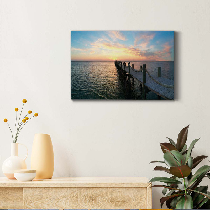 «Dockside», reproduction sur toile tendue, H 24 po x l 36 po x P 1 po