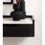 Benning Poplar Floating Shelf with Drawer-94320015