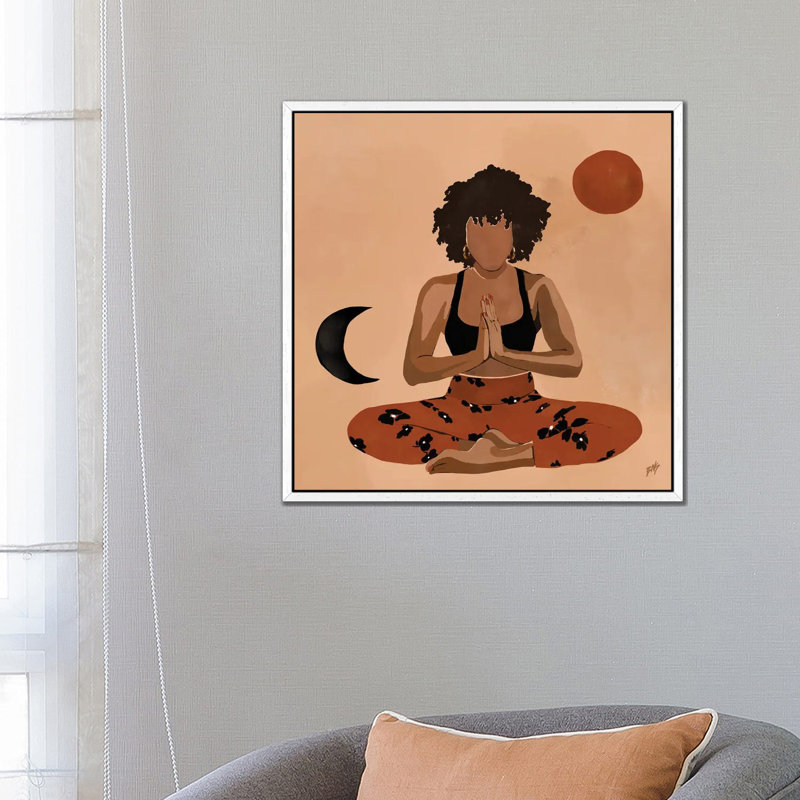 Harmony 1 Piece Wall Art on Canvas, 66.04 cm H x 66.04 cm W, White Framed Canvas