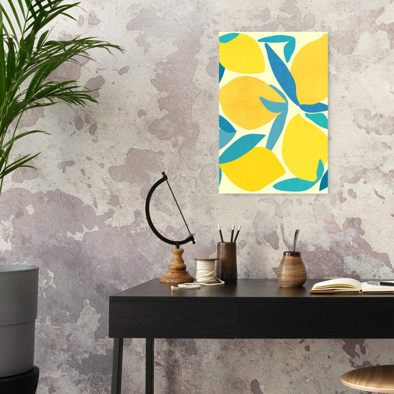 Reproduction d'art mural Lemon Shapes, 24" H x 16" W