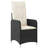 Vidaxl Bistro Set Black, Cream White