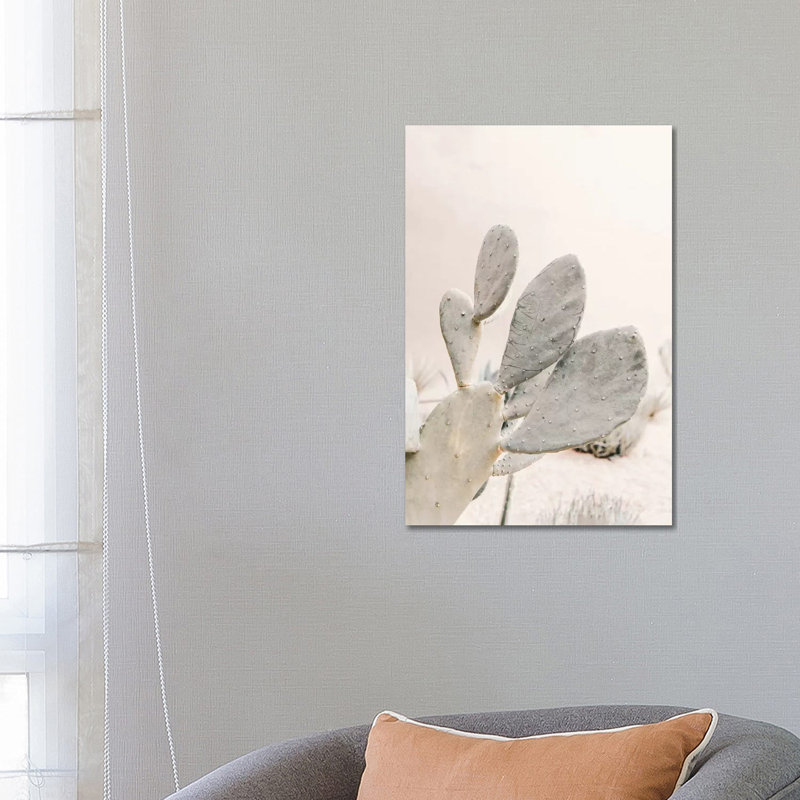 Neutral Cactus - Print on Canvas, Wrapped Canvas, 66.04cm H x 45.72cm W x 1.91cm D
