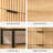 Fluted 3 Drawer Dresser With Metal Legs-558942033