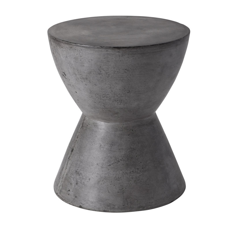 Perse End Table, Gray