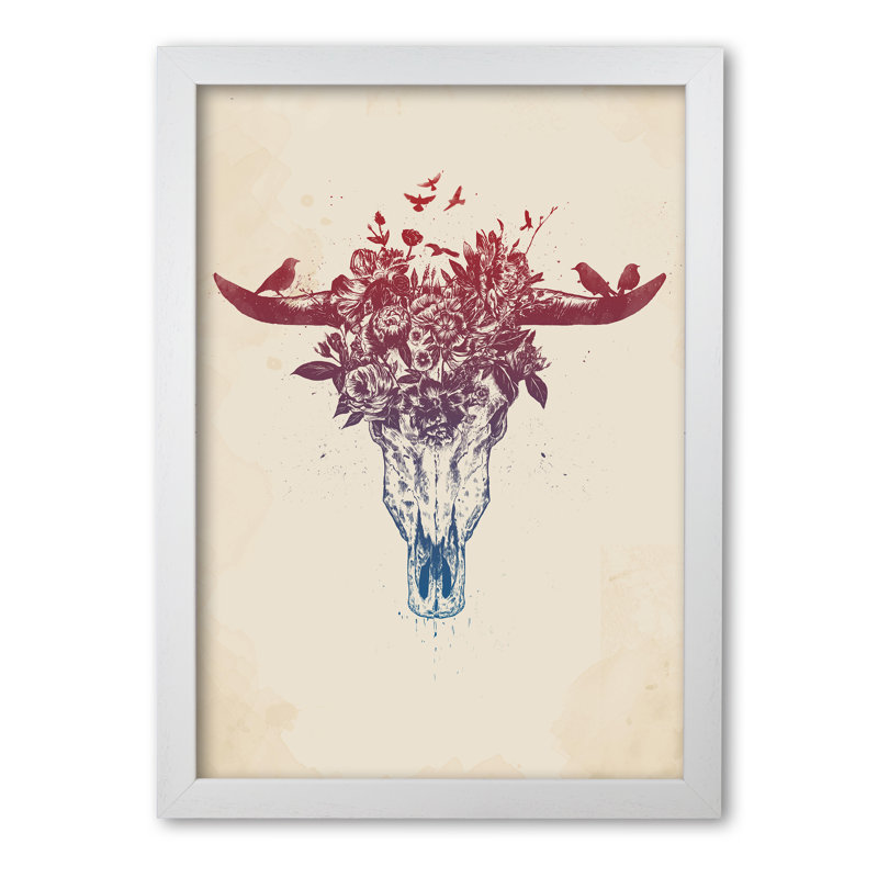 Dead Summer by Mercedes Lopes Charro - Print, 84 cm H x 59.4 cm W x 5 cm D, Cream, White Grain