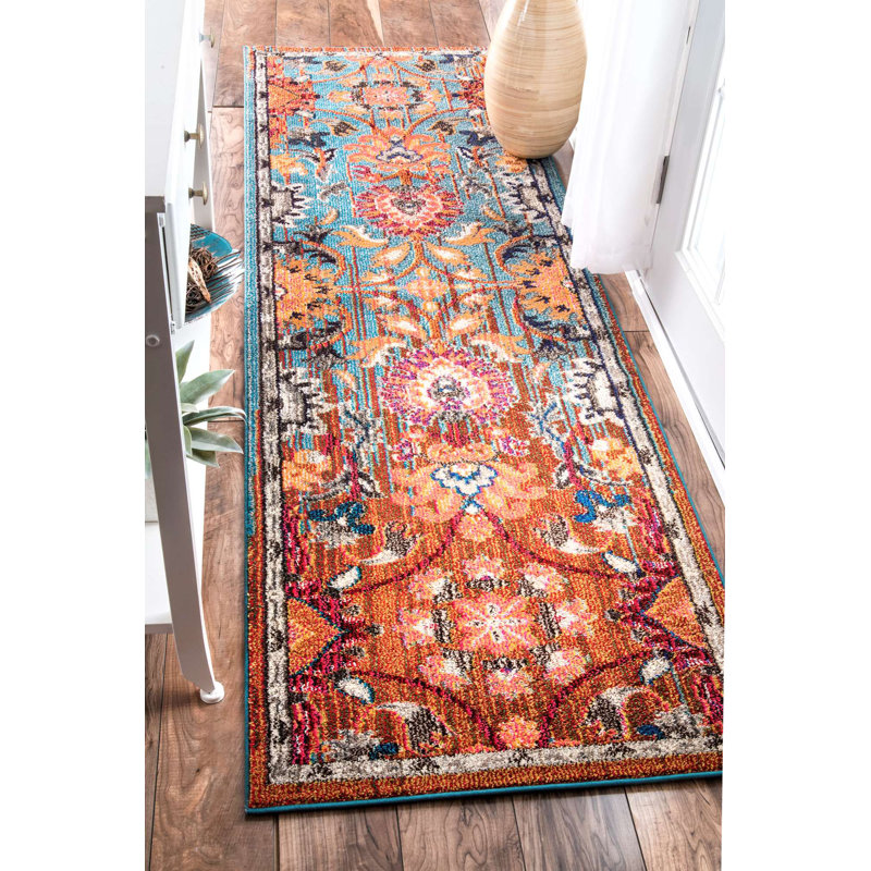 Oriental Indoor Rug, Runner 2'6" x 8'