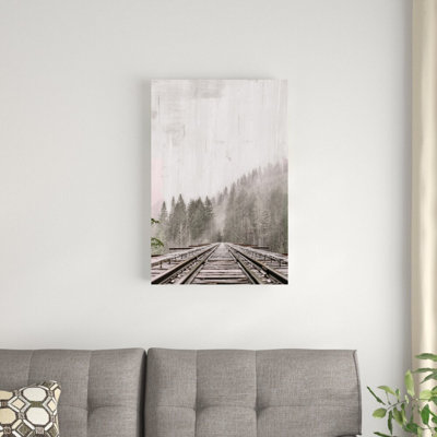 Forest Mountain Railway-reproduction de photo sur toile tendue