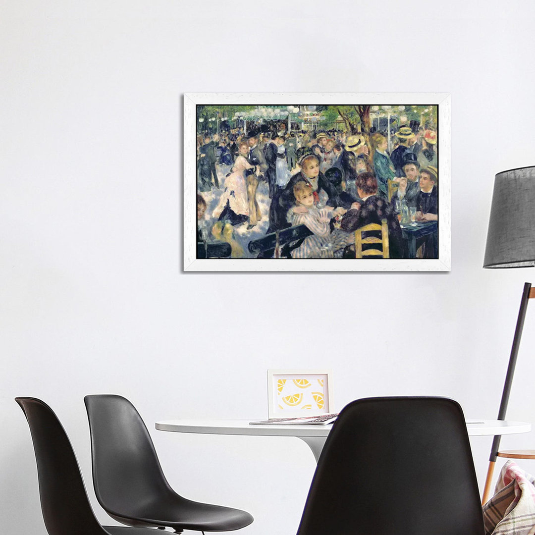Ball At The Moulin De La Galette, 1876 by Pierre-Auguste Renoir - Painting on Canvas
