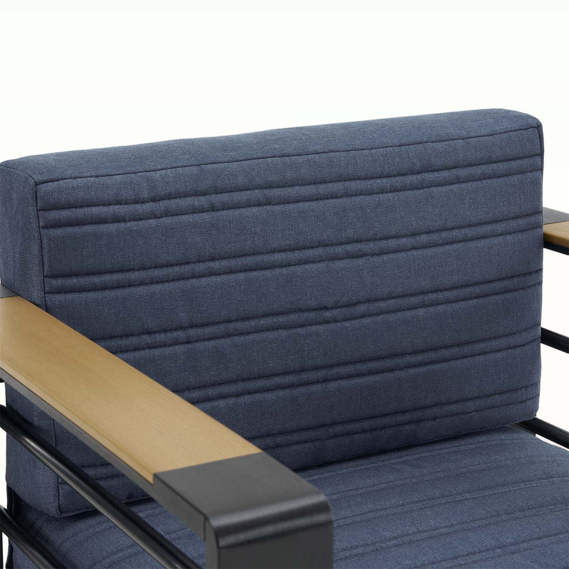 Chaise d'appoint, Tissu bleu
