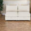 Canapé modulaire spacieux en chenille beige, Modern Home Living