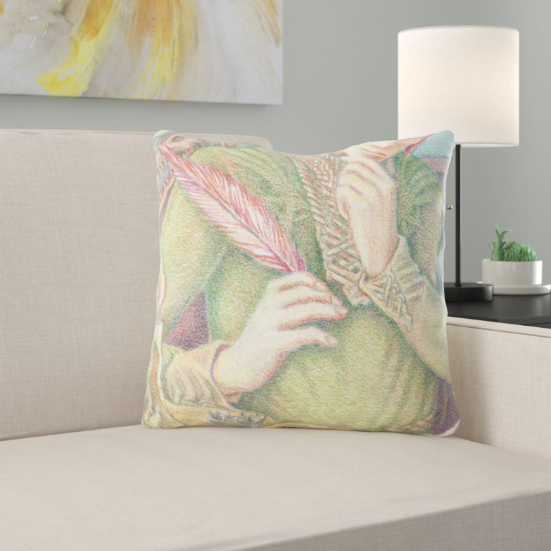 Housse et insert de coussin d'extérieur carré Bezu, Microsuède, Intérieur