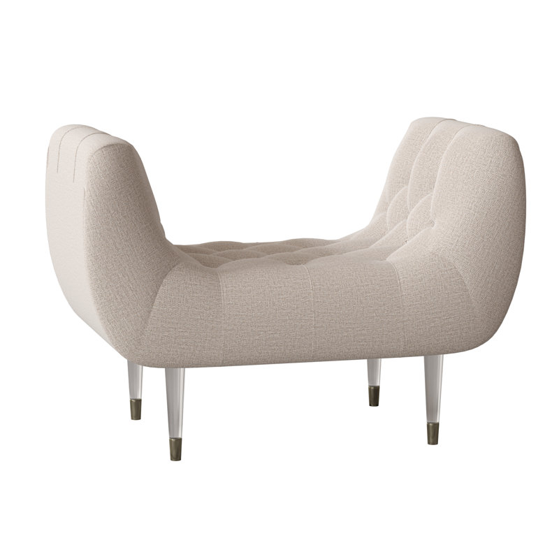 Capri Upholstered Bench, Elise Linen