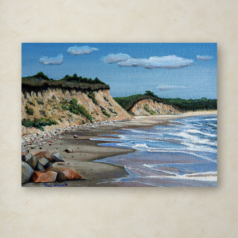 « martha vinyard », reproduction sur toile tendue, H 14 po x l 19 po