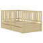 Lit de jour en bois avec barrière de sécurité et 2 tiroirs Prakul-1705187883-1705187887