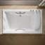RiverBath® 75" x 45" Drop In Whirlpool Acrylic Bathtub with Light and Heater-2380478