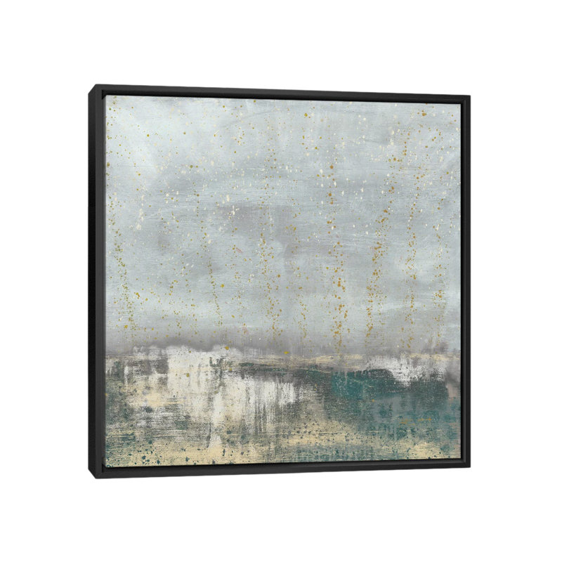 « pensive neutres iv », reproduction sur toile, H 18 po x l 18 po x P 1,5 po, Toile avec cadre noir, Pas de tapis