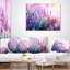 Growing and Blooming Lavender - Coussin imprimé floral-31040625-31040628