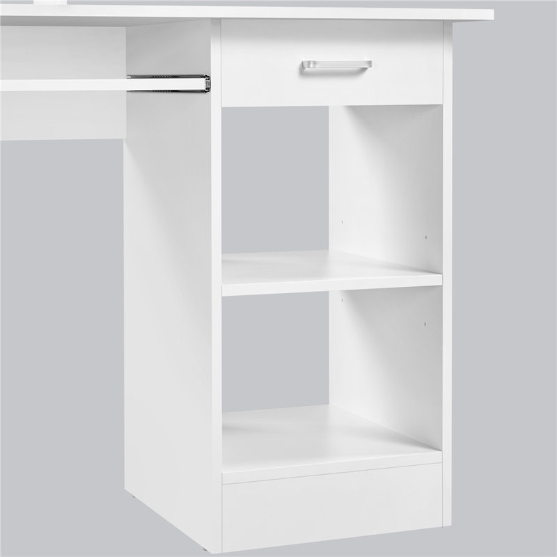 Bureau avec huche Derdine, Blanc