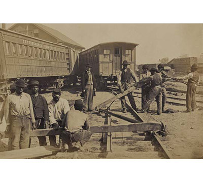 " African American Railroad Construction "
