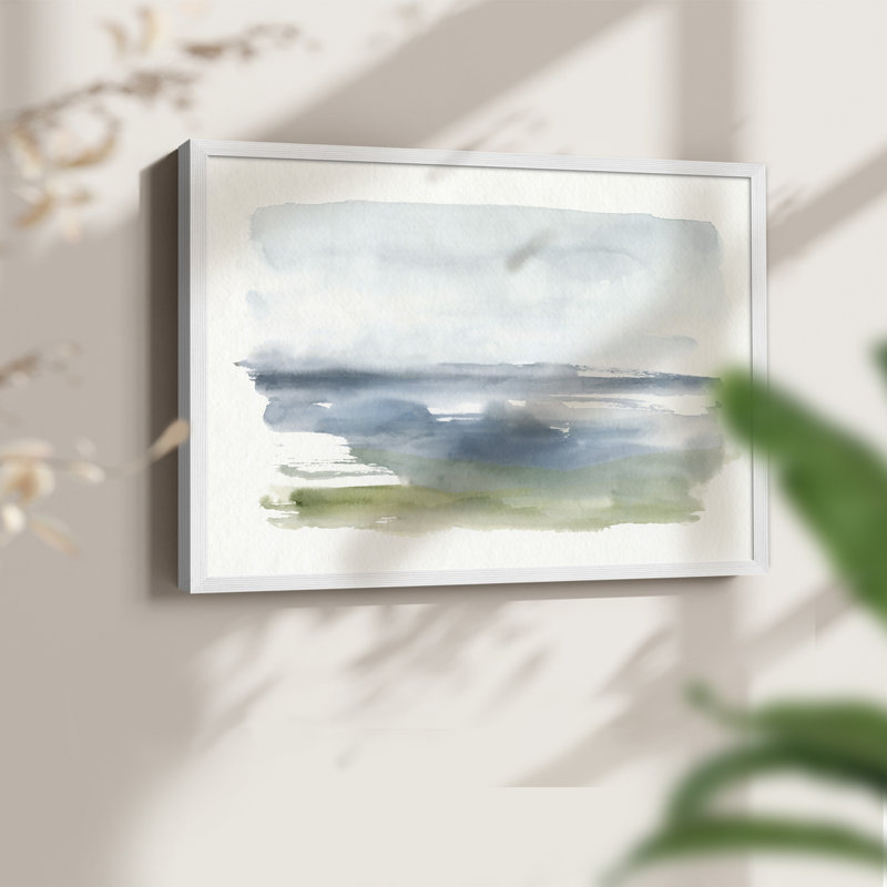 Coastline Splash IV -Framed Print - Restickable