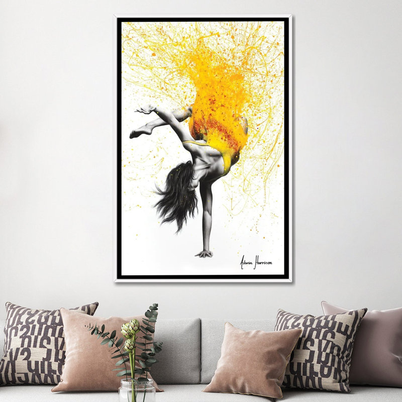 Break in Dance par Ashvin Harrison - impression d'art graphique, Aucun mat, H 60 po x l 40 po x P 1,5 po