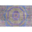 High-Quality Hand-Knotted Grey And Purple Area Rug