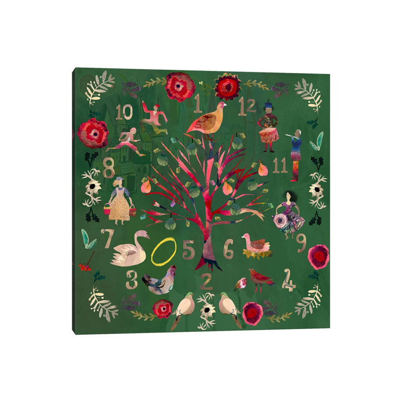 Douze jours - reproduction d'art sur toile tendue, 26" H x 26" W, Toile tendue, Does Not Apply