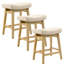 Tabouret de bar 24 po en bois massif idéal pour îlot de cuisine et comptoir-1296516907