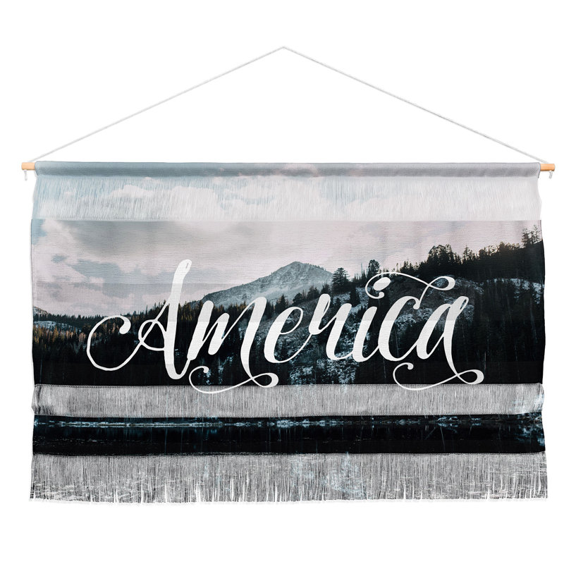 Suspension murale de beauté american, H 32 po x l 47 po