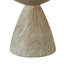 Tables de bout d'extérieur en ciment pour patio, table d'appoint de jardin en faux terrazzo, petite table d'appoint ronde moderne pour l'extérieur, tabouret de jardin en souche d'arbre pour l'intérieur et l'extérieur
